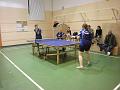 Anthony Gobinet a l'echauffement contre Anais Bompy, il s'incline n 3 sets